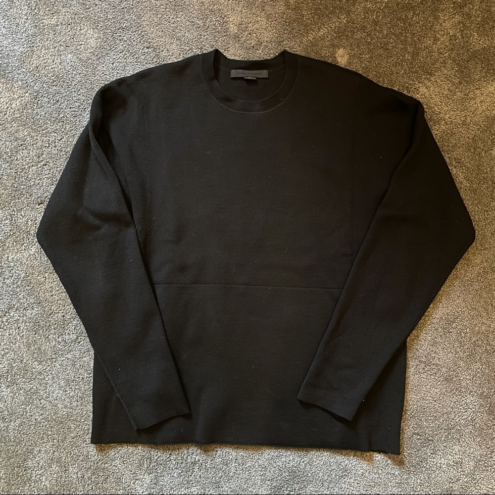 ALEXANDER WANG BLACK WOOL SWEATER